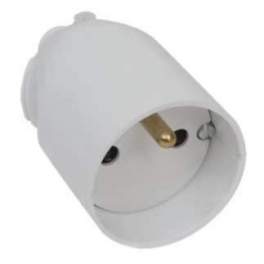 Enchufe hembra con clips blancos - DEBFLEX - Référence fabricant : 713710