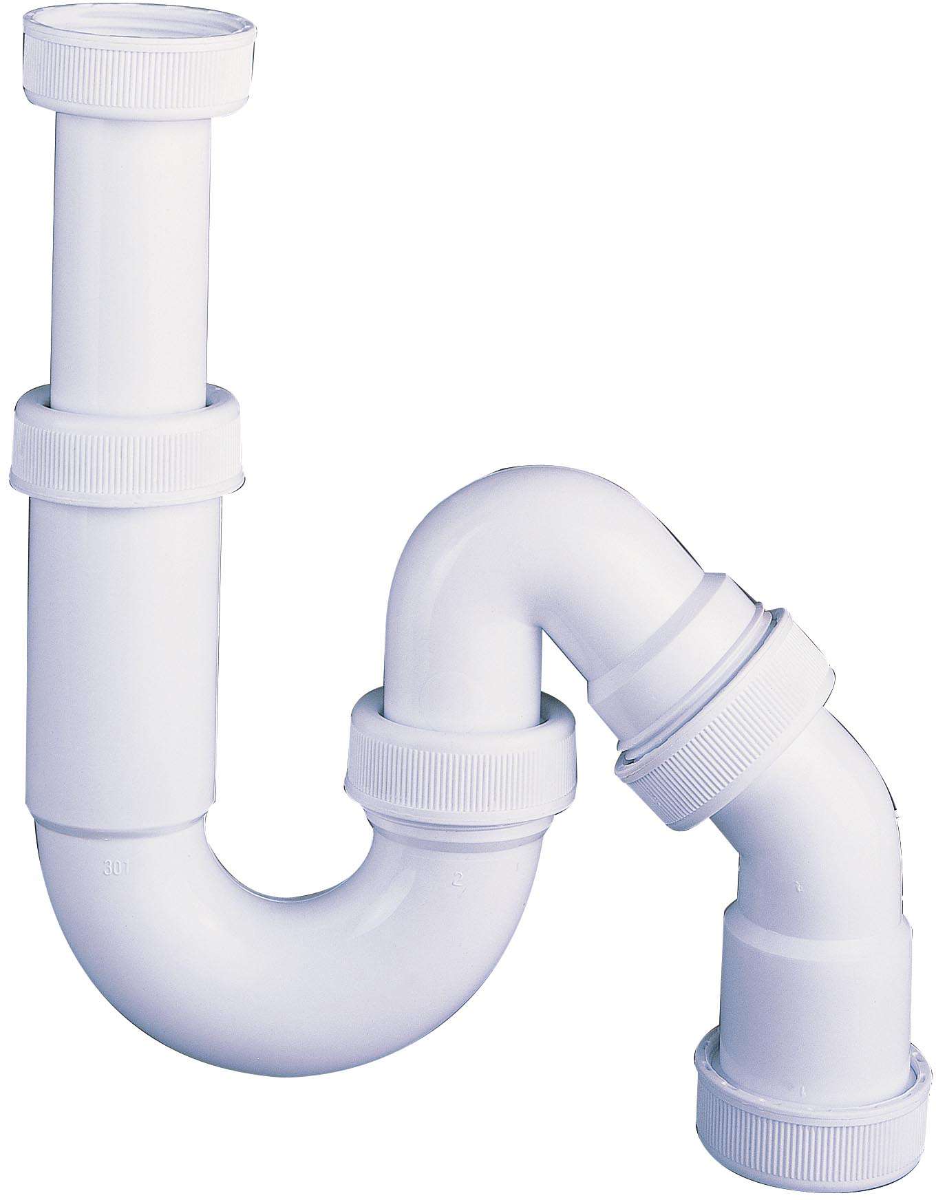 Adjustable "S" shaped siphon - 0201091