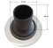 Grille cloche inox D.115 + tube garde d'eau - Valentin - Référence fabricant : VALGR37000