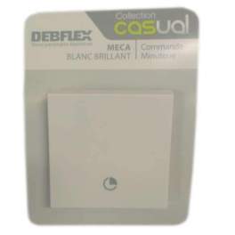 Timer control for flush-mounted appliance Casual High Gloss White - DEBFLEX - Référence fabricant : 742154