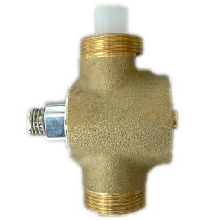 TC brass flash flush valve