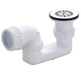 PVC swivel drain with grid for tray D.50 - 0205003 - NICOLL - Référence fabricant : 570