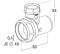 Válvula anti-vacío 40x49 para la trampa del lavabo - 0224062 - NICOLL - Référence fabricant : SASSO40