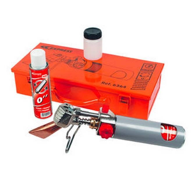 Metal box for roofing soldering iron