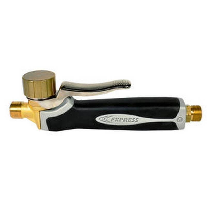 Handle with "bimaterial" trigger with 3/8th left-hand inlet swivel.