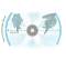 Tour de brumisation 360° blanc, avec lumière - Brumalis - Référence fabricant : BRATOIDZX5030