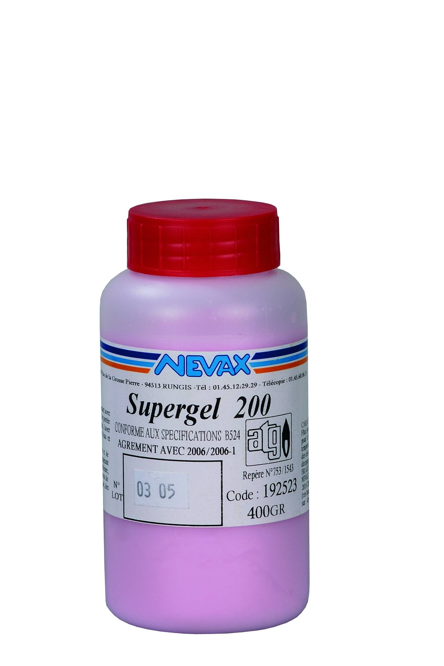 Supergel 200 gel : tarro de 200g