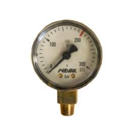Oxygen pressure gauge: D.50 - HP. 315 bars - Castolin - Référence fabricant : 330070