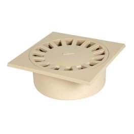 Yard drain with vertical socket: M90-F80/100, sand - NICOLL - Référence fabricant : SC891S