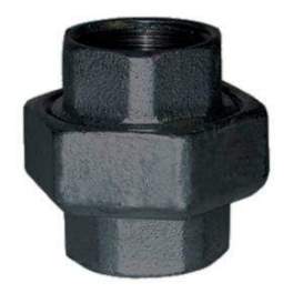 Union straight conical, 50x60, double female black - CODITAL - Référence fabricant : 340N50