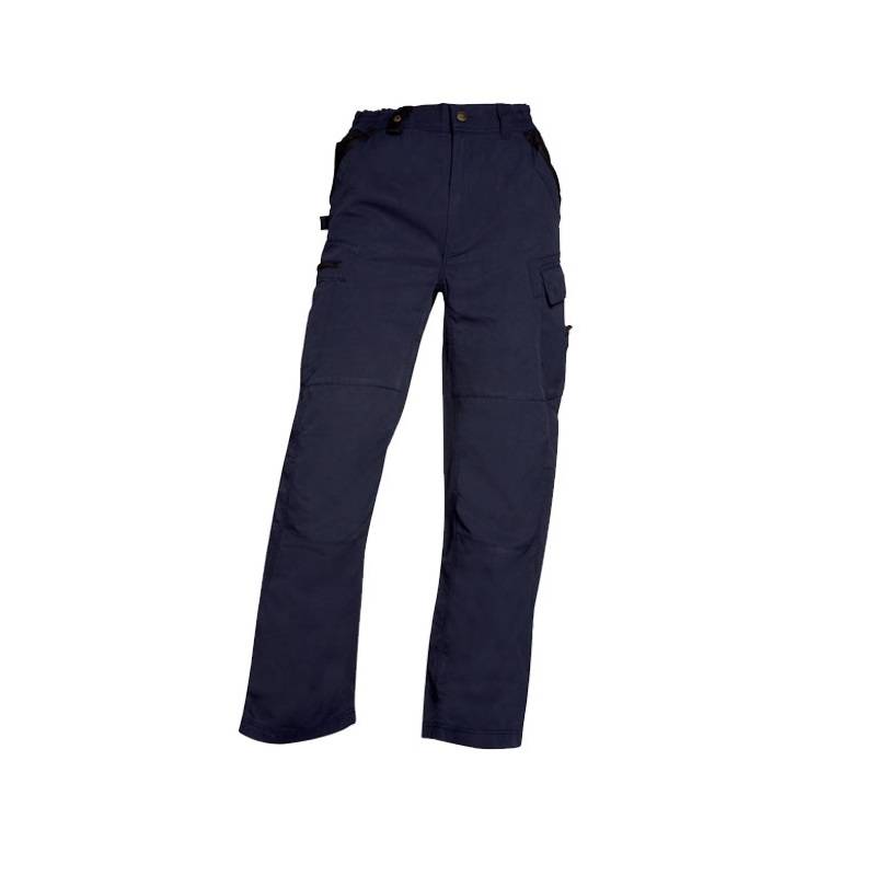 Pantalones de trabajo multibolsillos azul marino XXXL
