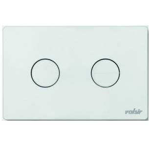 White two-touch ABS fireproof plate with stop buttons