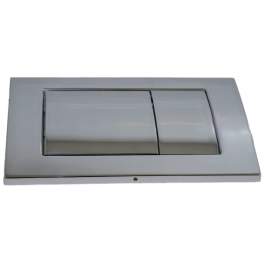 Chrome plated metal control plate for CESAME - Régiplast - Référence fabricant : 172CI