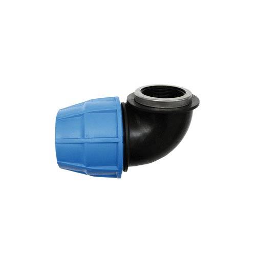 Female elbow 90° with threaded connection, SFERACO, 20/15X21