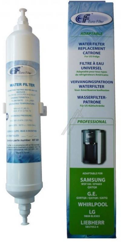 Cartucho de filtro externo para General Electric/LG/Liebherr/Samsung/Whirlpool