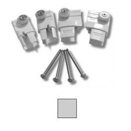 Bearing kit with brackets LUNES 2P, 2A Chrome - Novellini - Référence fabricant : R07LU2P1-K