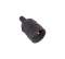 Fiche mâle étanche noire - DEBFLEX - Référence fabricant : DEBFI713590
