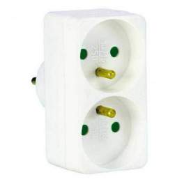 Multi-socket outlet 2P + T 16A in front - DEBFLEX - Référence fabricant : 714770
