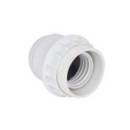PVC socket for E27, 1/2 threaded sleeve - DEBFLEX - Référence fabricant : 712690