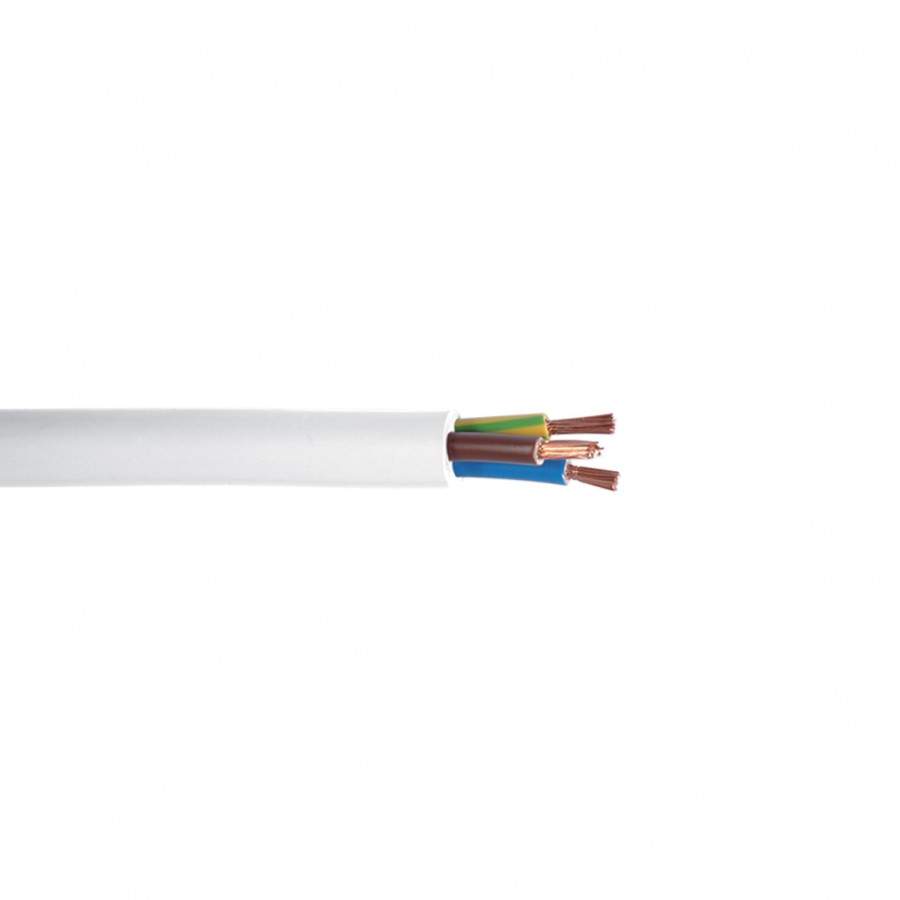 White cable 3G 1,5 in 50M