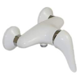 Single lever shower mixer AQUATIS White - PF Robinetterie - Référence fabricant : 67020B