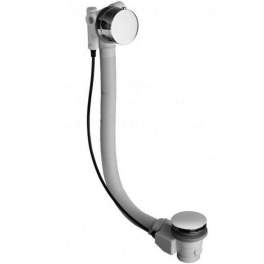 Automatic bathtub drain with filling and 57cm long cable - Sandri - Référence fabricant : D6.C