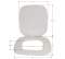 Asiento de inodoro adaptable blanco Gala Universal - ESPINOSA - Référence fabricant : GALAB51580