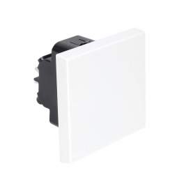 Pushbutton for flush-mounted device casual glossy white - DEBFLEX - Référence fabricant : 742164