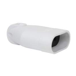 Enchufe hembra plana blanca recta - DEBFLEX - Référence fabricant : 713450