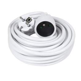 Extension cord 10M 3G 1.5 2P + T 16A White - DEBFLEX - Référence fabricant : 335601