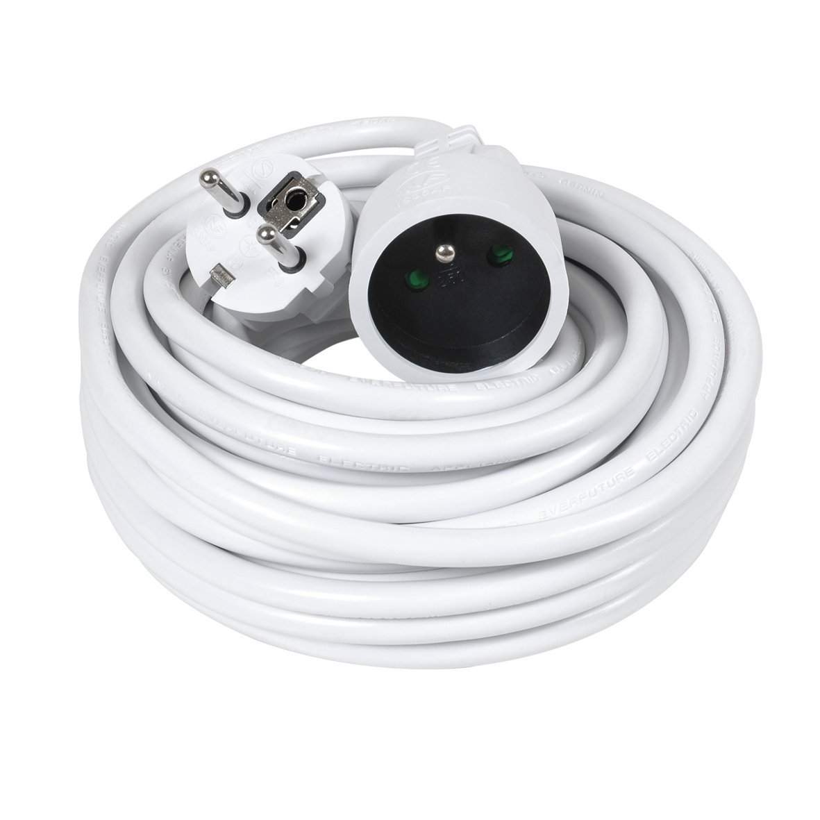 Extension cord 10M 3G 1.5 2P + T 16A White