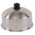 Stainless steel cooker diameter 28cm for plancha