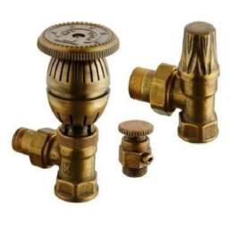 Thermostatic valve kit with 15x21 control elbow and air vent - Idrosfer srl - Référence fabricant : 550C12