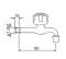 Mezclador de lavabo con caño fijo ORCHIDEA Tevere - PF Robinetterie - Référence fabricant : PFRROTZCR523A