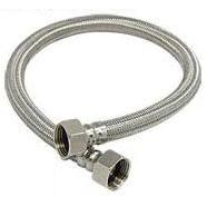 Braided hose for concealed cisterns