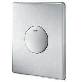 Skate control plate brushed stainless steel - Grohe - Référence fabricant : 38445SDO