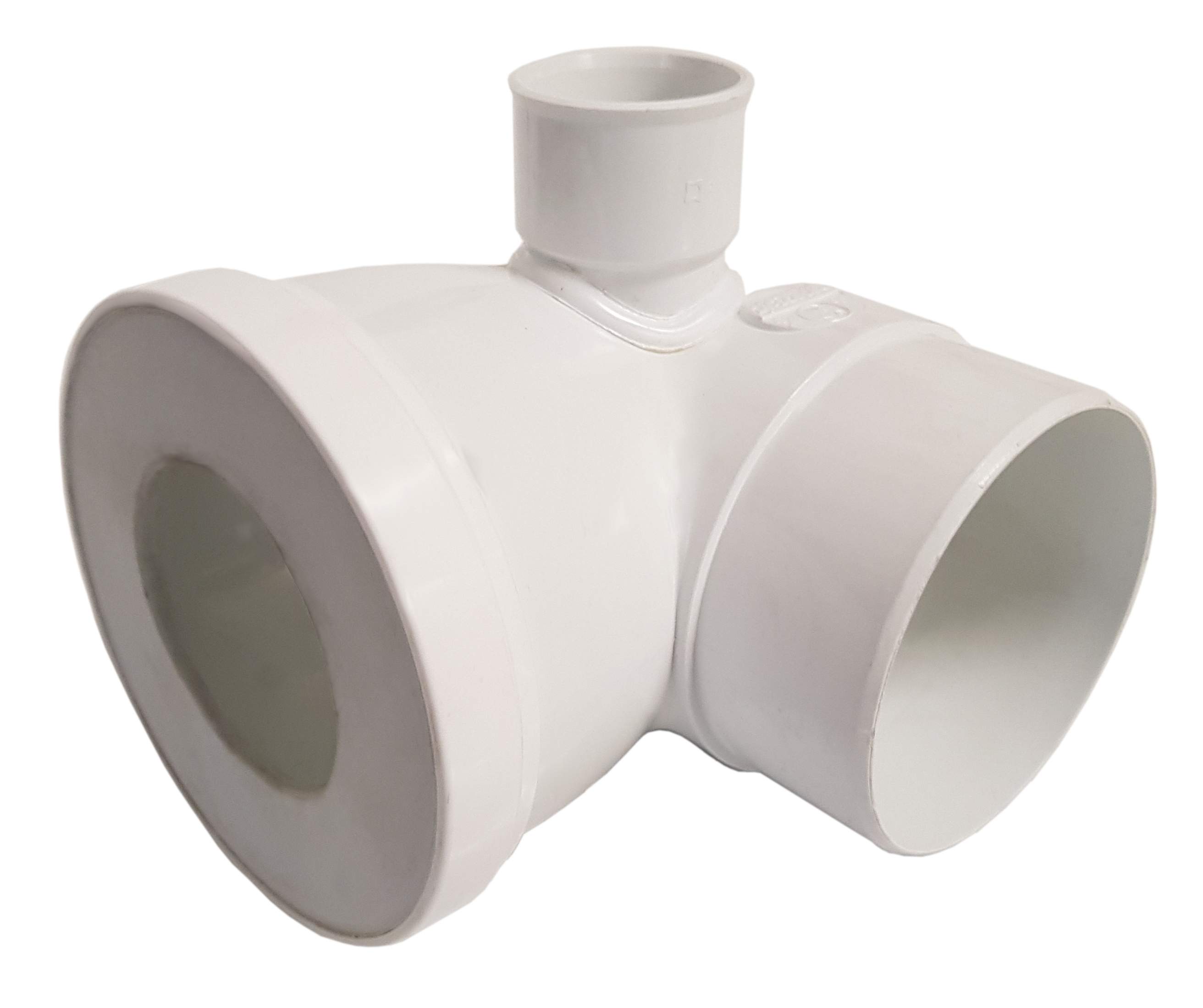 Short 90° male pipe with straight spigot