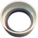 Flush pipe nut with DAL seal