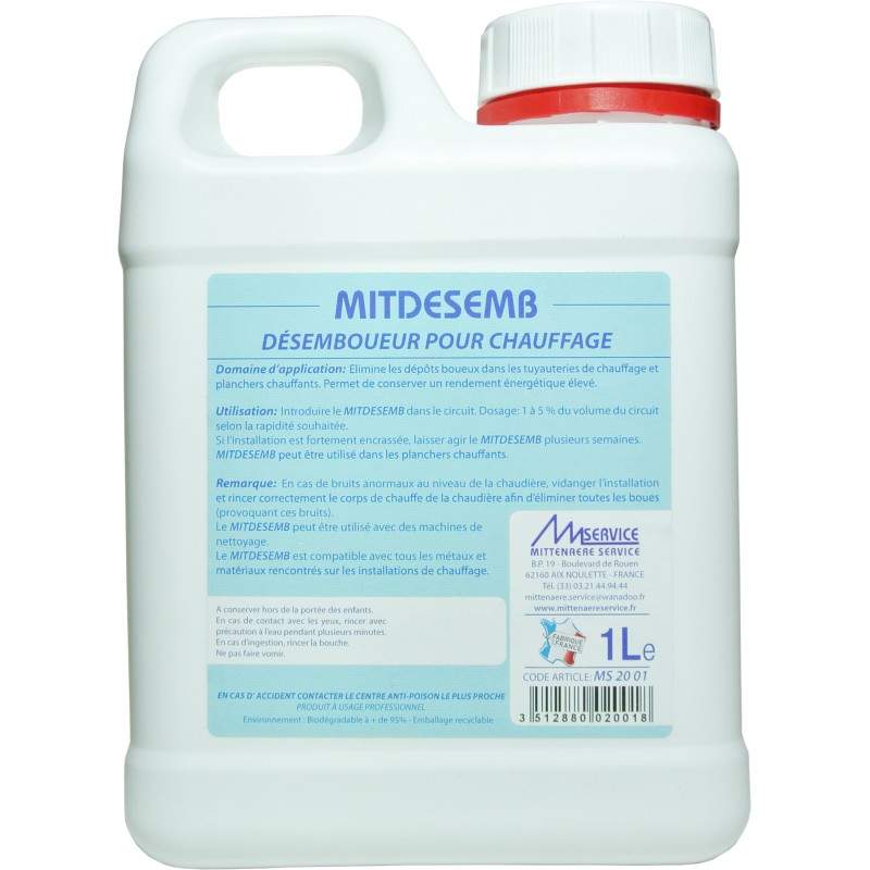 De-emulsionante per sistemi di riscaldamento, Mitdesemb 1 litro