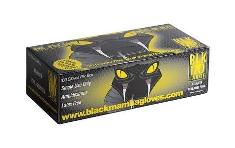 Box of 100 BlackMamaba gloves Size L