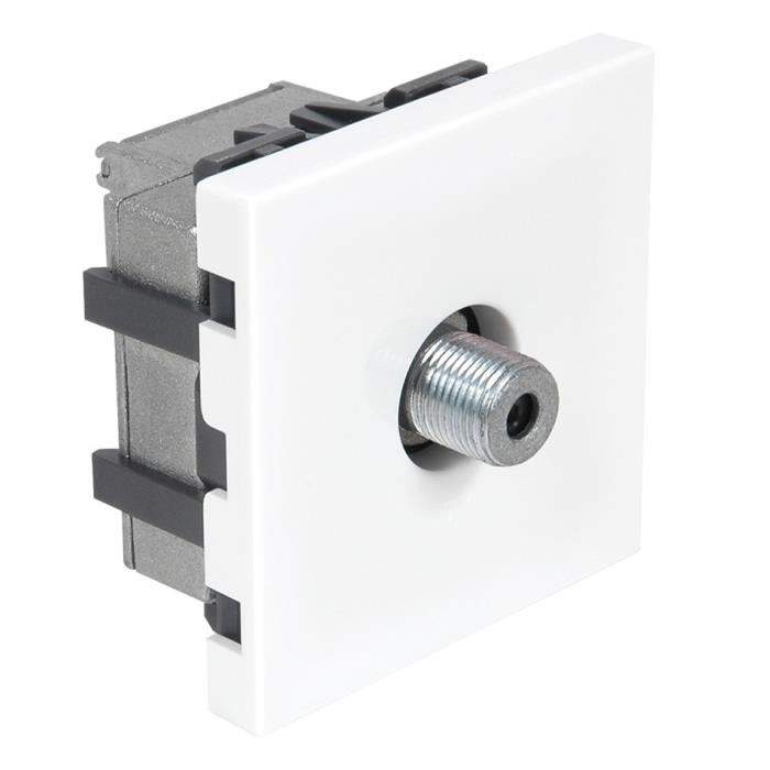 F-type TV socket for Casual flush-mounted devices