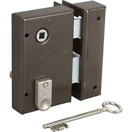 Surface mounted lock 1/2 turn vertical left - Vachette - Référence fabricant : 740662