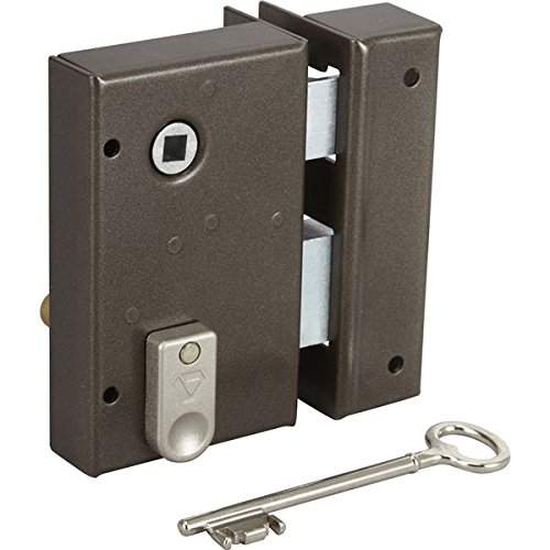 Surface mounted lock 1/2 turn vertical left