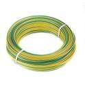 Filo elettrico HO7V-U 2,5 mm² - giallo/verde - bobina da 25 m