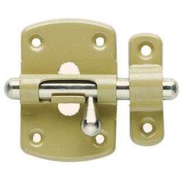Varnished bolt with round bolt 35 mm, bronze varnished - Vachette - Référence fabricant : 740738