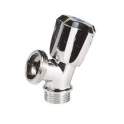 Washing machine faucet chrome-plated double male 1/2" 3/4".