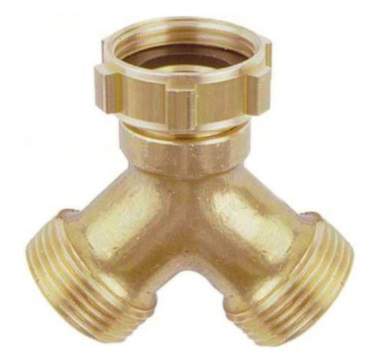 Brass doubler 20x27 for tap