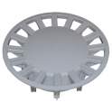 Grate for course siphon: 250x250, light grey