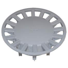 Grate for course siphon: 250x250, light grey - NICOLL - Référence fabricant : GRSC891GC