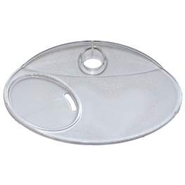 Crystal soap dish for 22 mm diameter shower bar - NICOLL - Référence fabricant : 49003